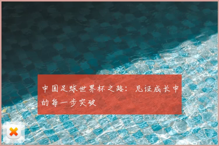 中国足球世界杯之路：见证成长中的每一步突破