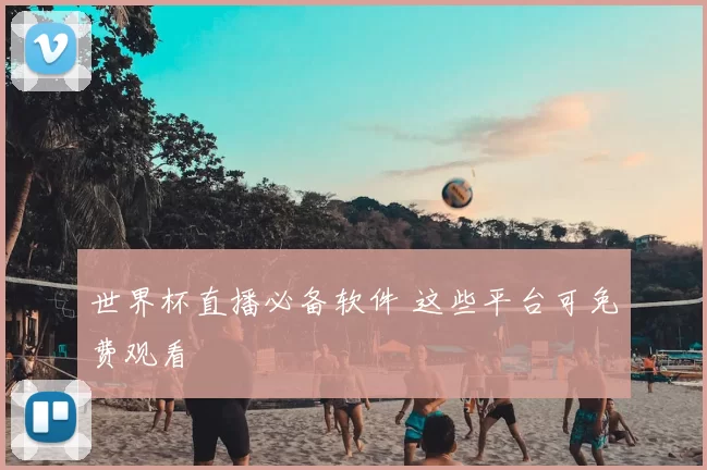 世界杯直播必备软件 这些平台可免费观看